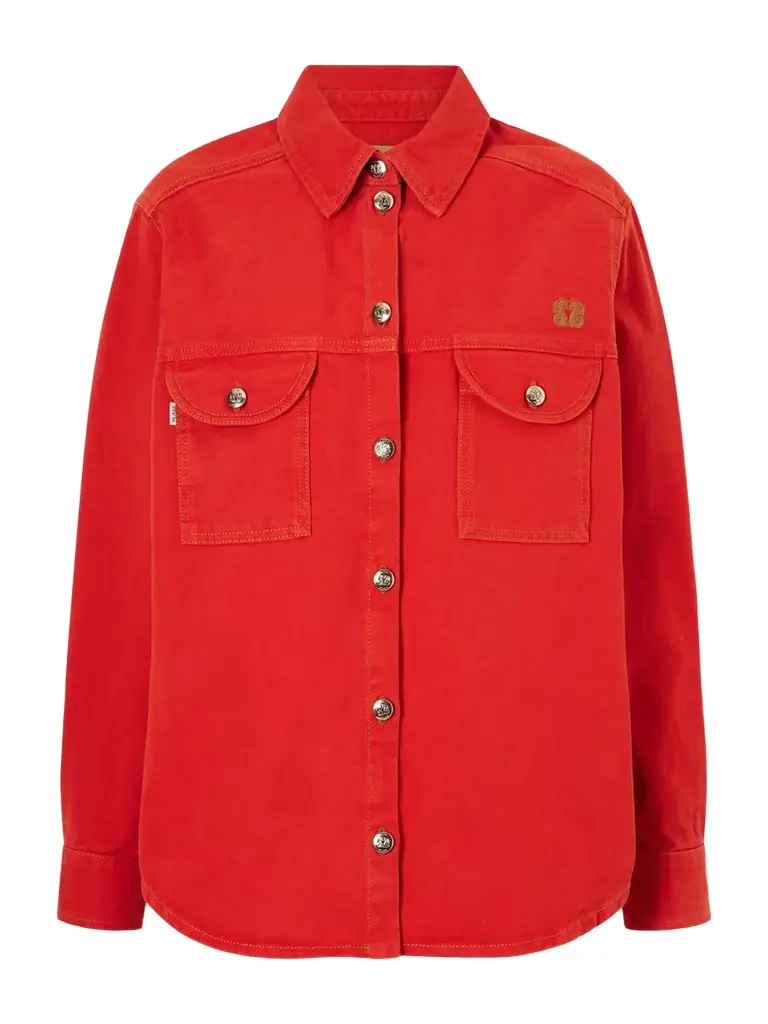 Blazé Milano Berber Embroidered Denim Shirt