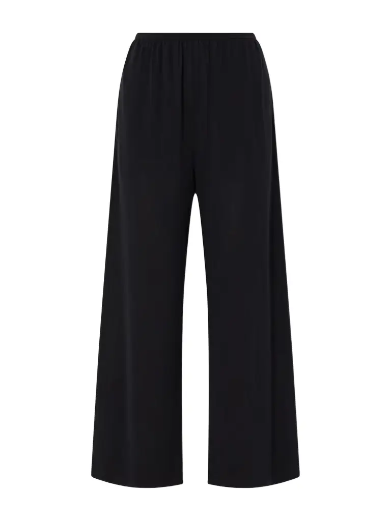 TOTEME Cotton And Silk-blend Wide-leg Pants