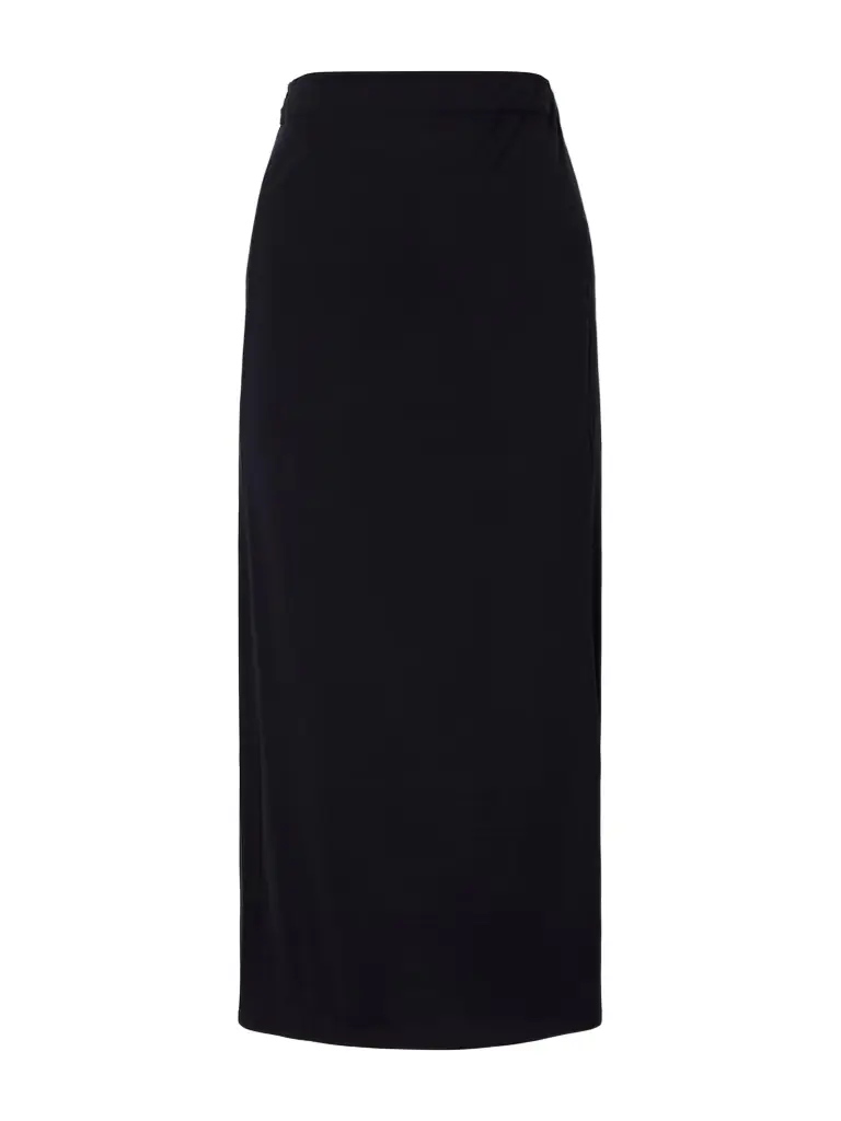 TOTEME Organic Cotton And Silk-blend Wrap Midi Skirt