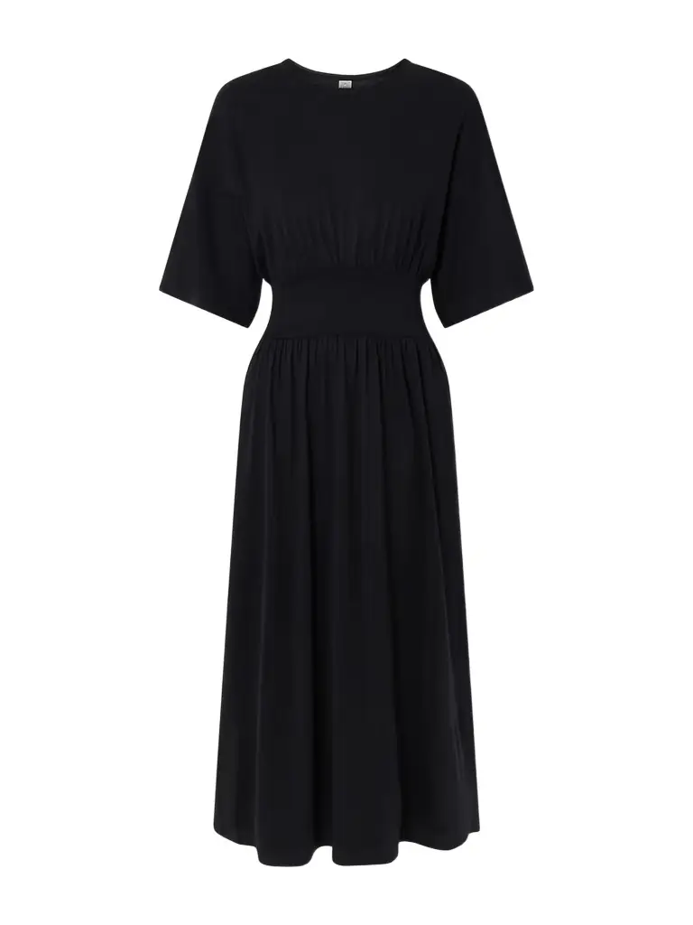 TOTEME Cotton And Silk-blend Midi Dress