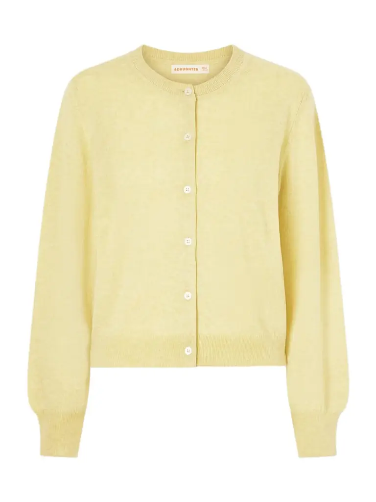 &Daughter Enya Cashmere And Cotton-blend Cardigan