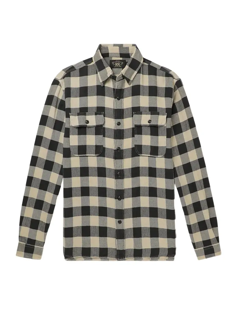 RRL Matlock Checked Cotton and Linen-Blend Twill Shirt - Men