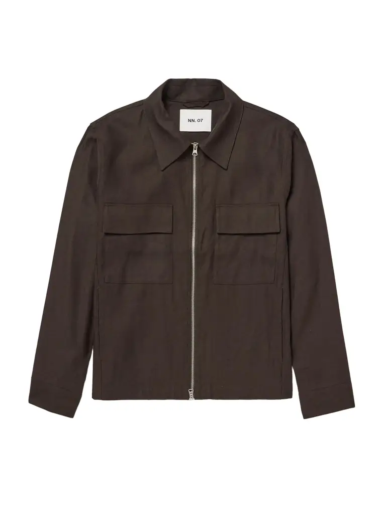 NN07 Alban 1808 LENZING™ ECOVERO™ and Linen-Blend Jacket - Men