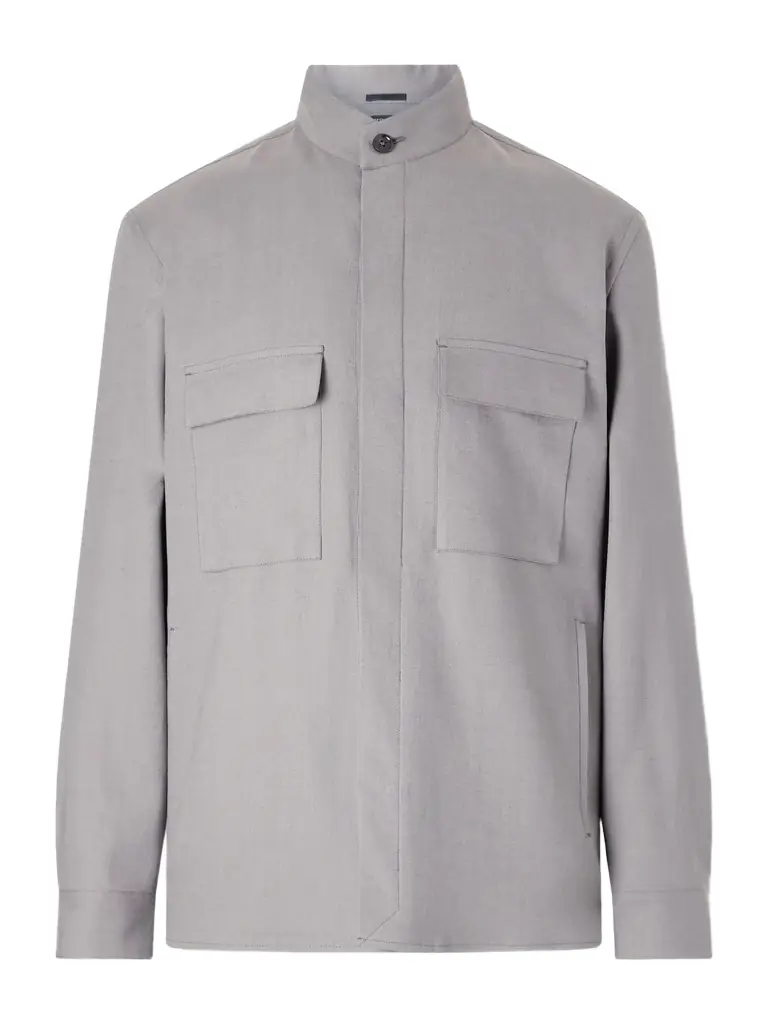 Zegna Linen-Gabardine Overshirt - Men