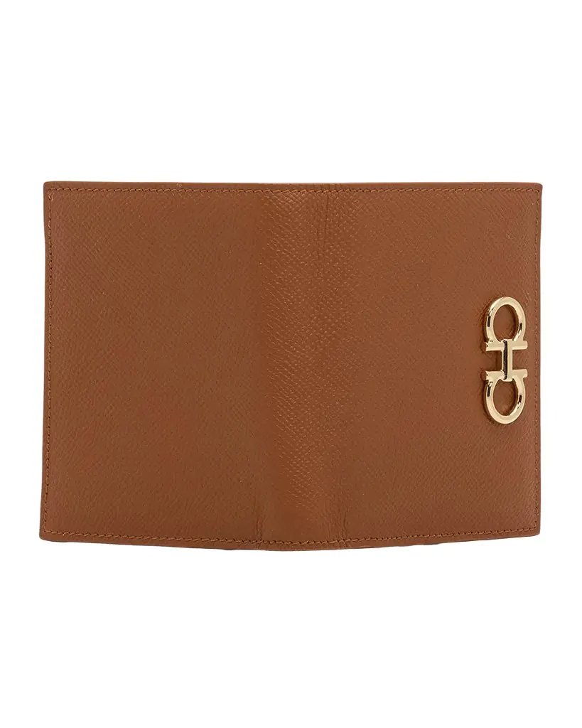 Ferragamo Gancini Compact Leather Wallet
