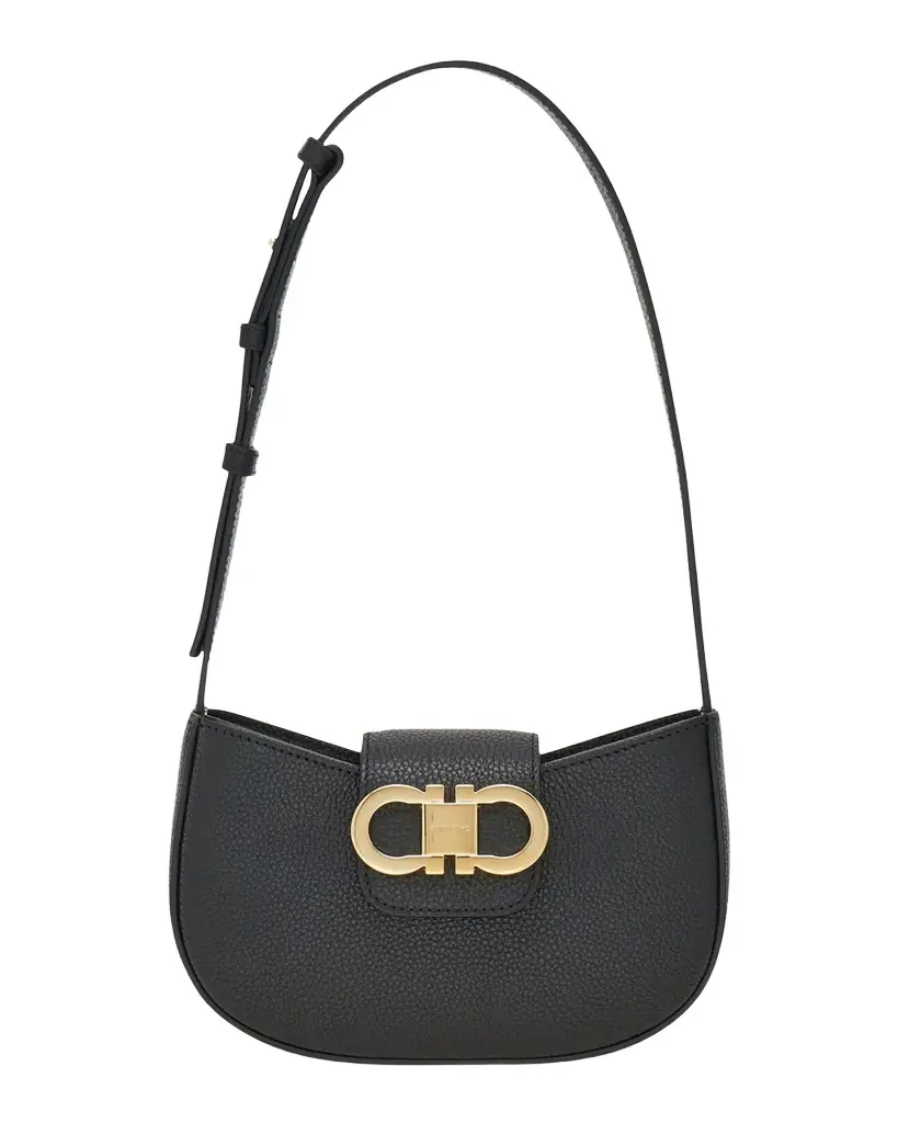 Ferragamo Gabry Leather Shoulder Bag