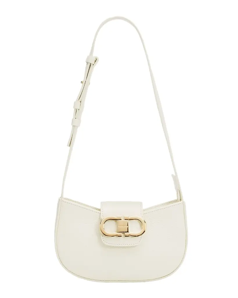 Ferragamo Gabry Gancini Leather Shoulder Bag