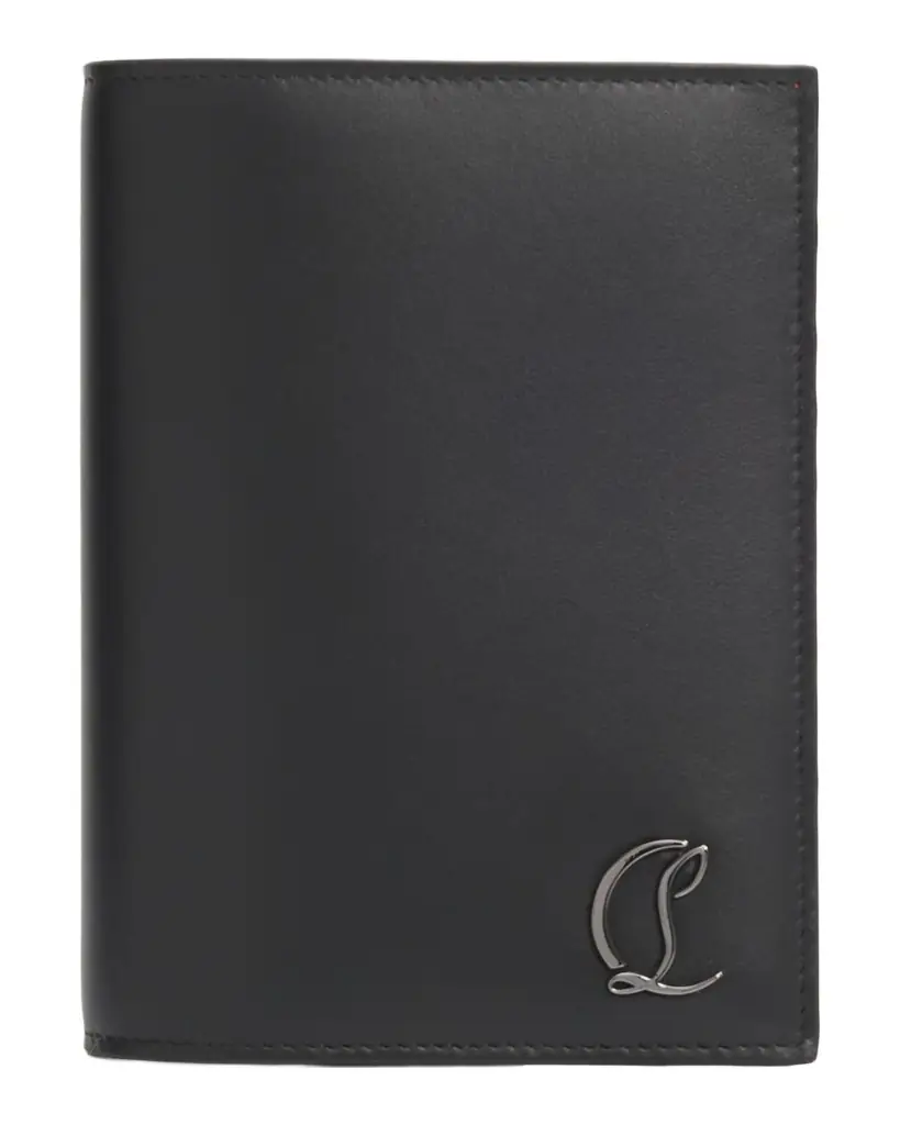 Christian Louboutin Men 's Mooncrest Leather Passport Holder