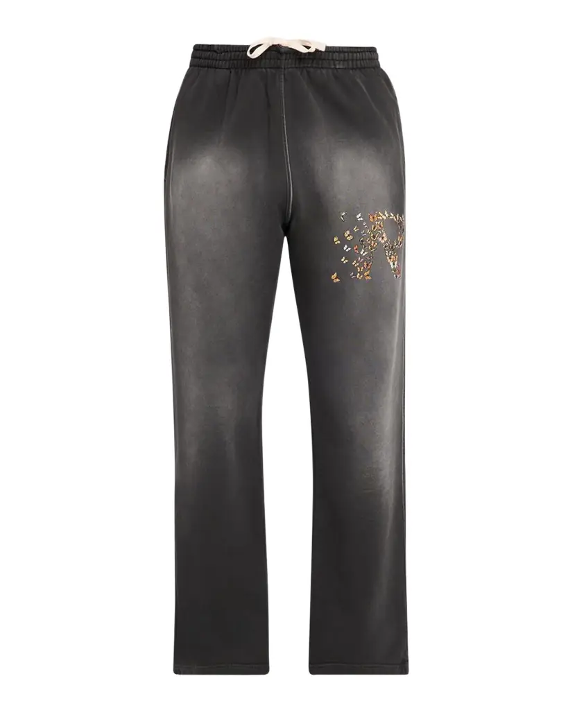 REPRESENT Men 's Butterfly Initial Cotton Sweatpants