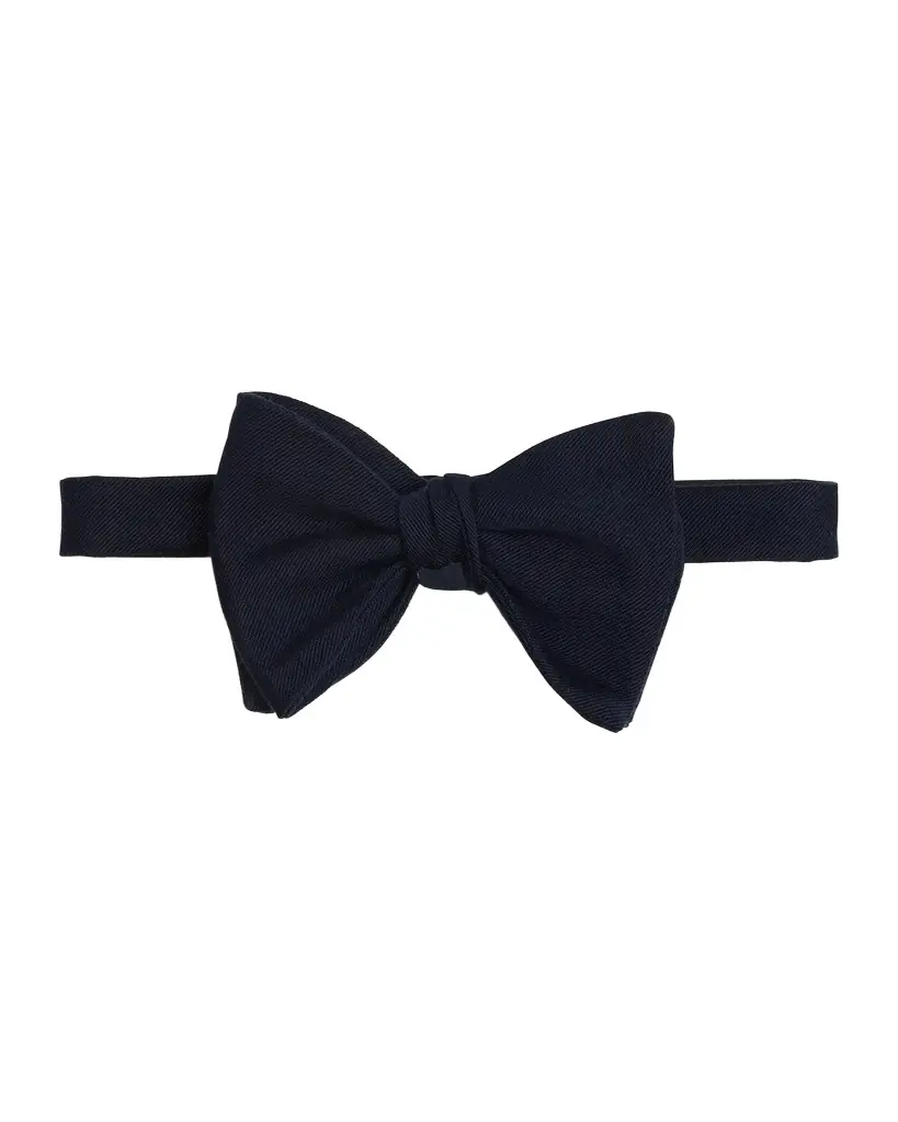 dunhill Men 's Large Mulberry Silk Bow Tie