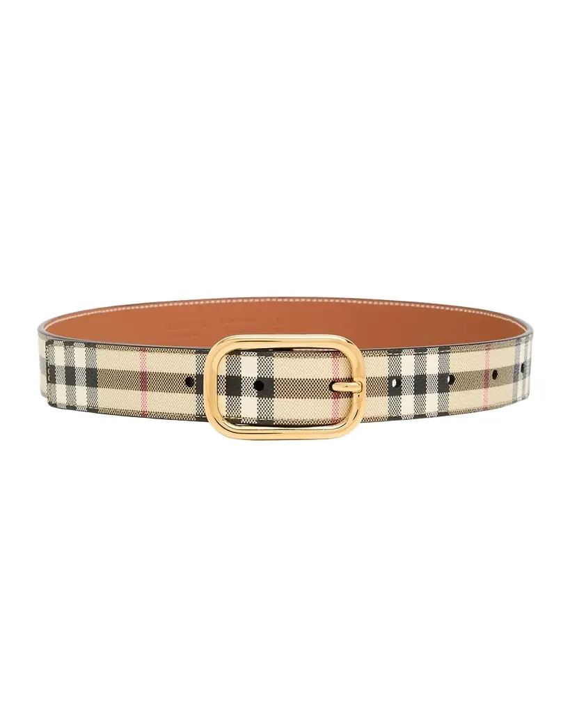 Burberry Archive Check Belt