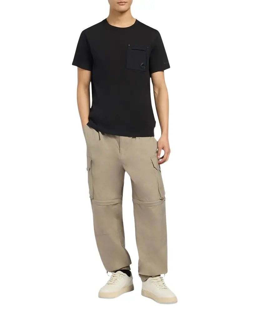 Moose Knuckles Men 's Dalon T-Shirt with Logo Pocket