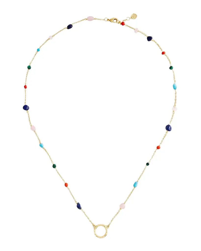 Anabel Aram Jewelry Milos Long Chain Necklace