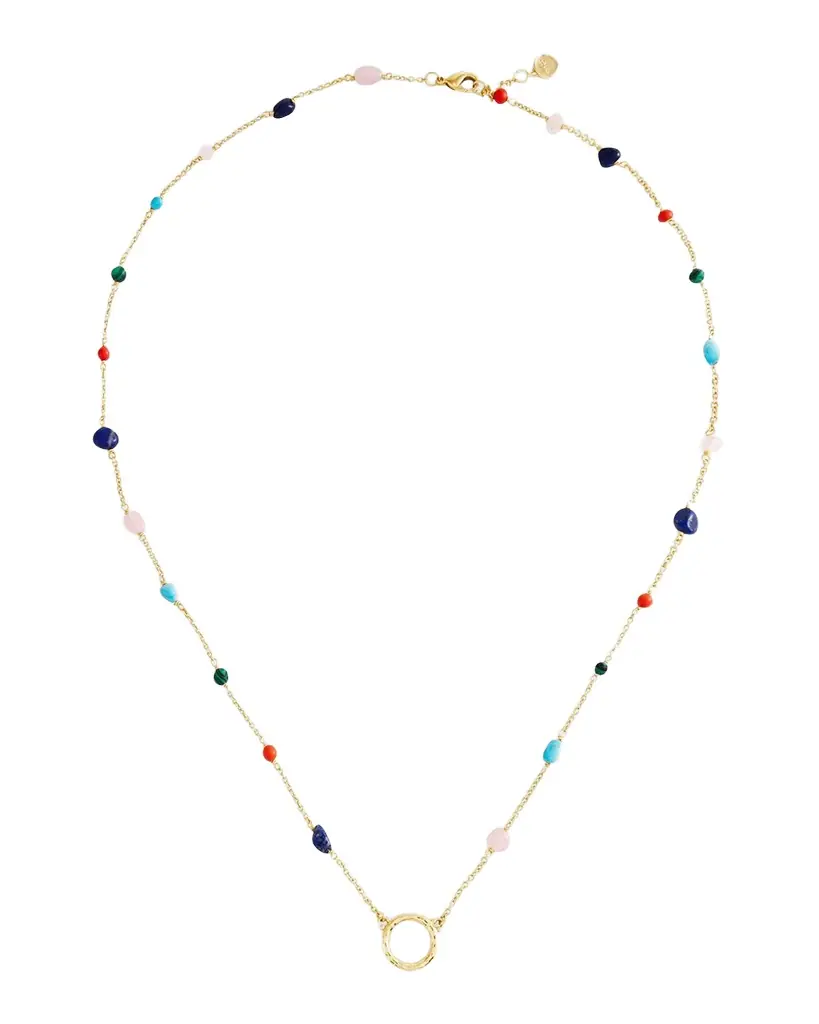 Anabel Aram Jewelry Milos Long Chain Necklace