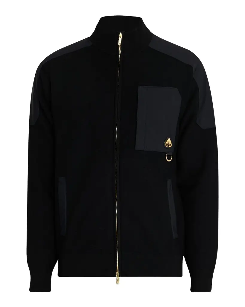Moose Knuckles Men 's Elowan Full-Zip Sweater