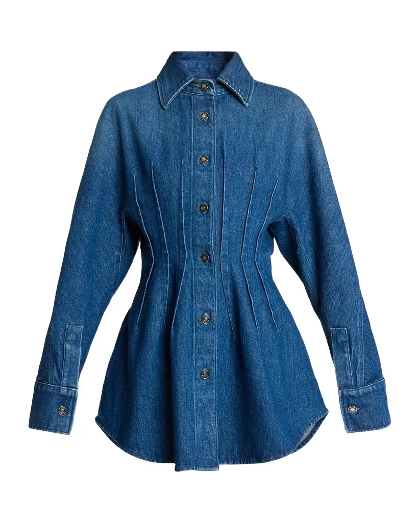 Givenchy Short Waisted Denim Dress