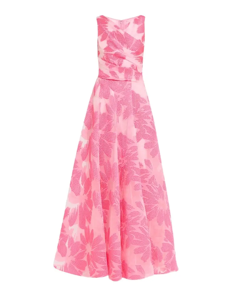 talbot runhof a line dresses Talbot Runhof Women's Jacquard A-Line Gown - Dragonfly