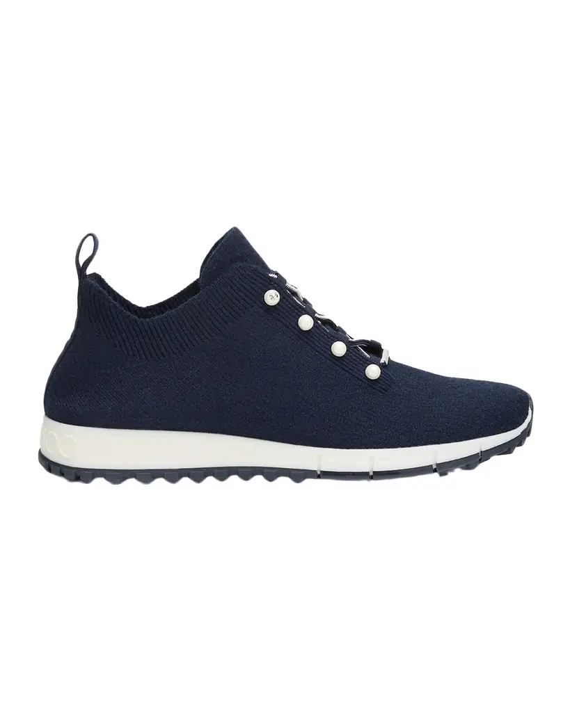 Jimmy Choo Veles Embellished Knit Trainers