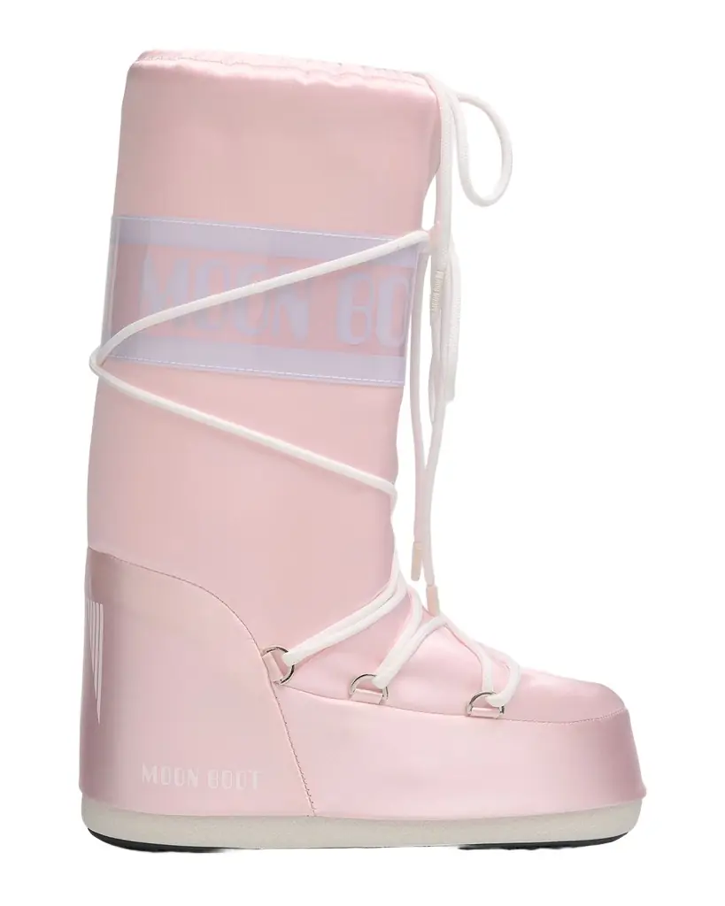 Moon Boot Icon Pearly Satin Knee-High Snow Boots
