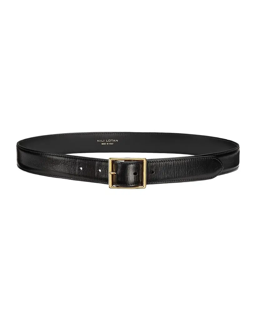Nili Lotan Gabriele Calfskin Leather Belt