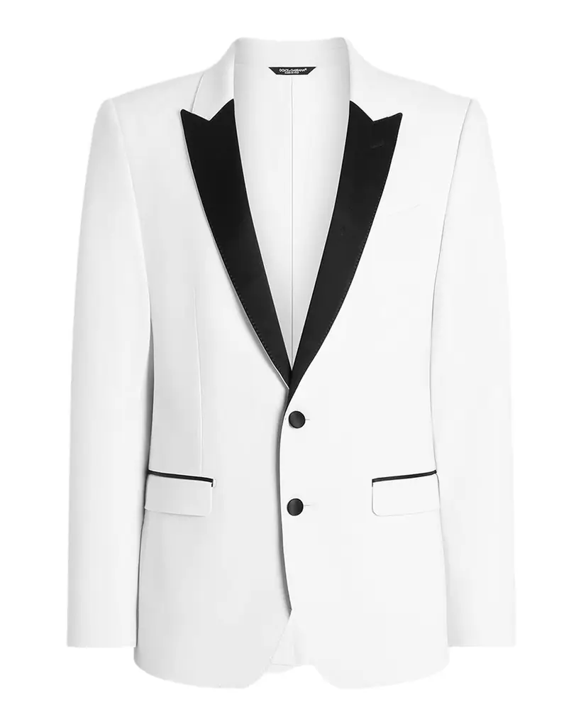 Dolce & Gabbana Virgin Wool-Blend Single-Breasted Blazer