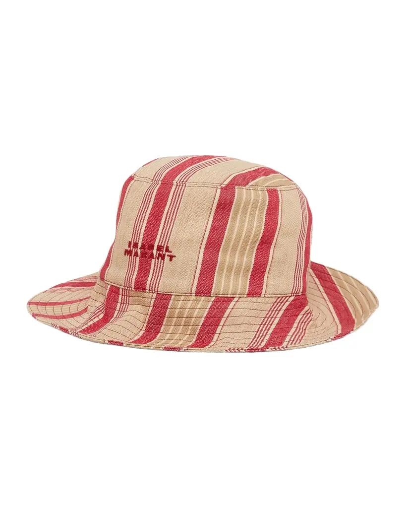 Isabel Marant Shaelyn Striped Bucket Hat
