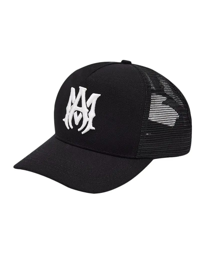 Amiri Men 's MA Logo Trucker Hat