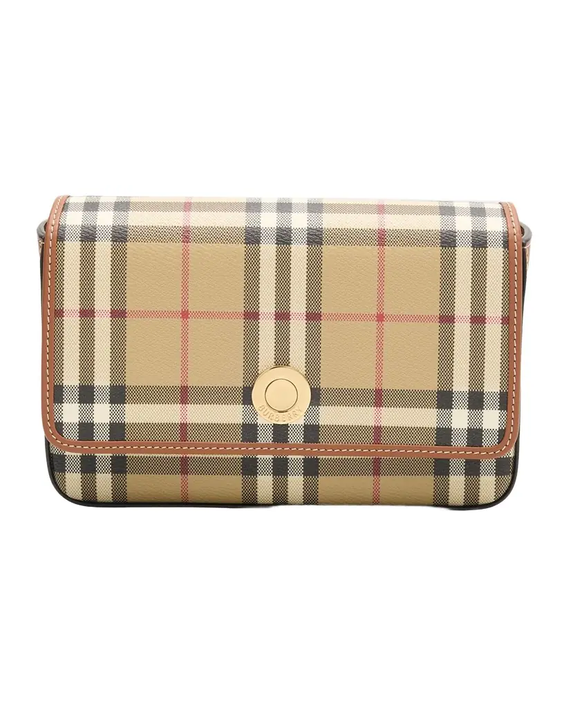 Burberry Hampshire Check Clutch Bag