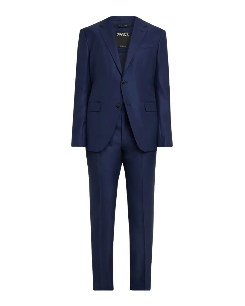ZEGNA Men 's 15milmil15 Wool Tonal Check Two-Piece Suit