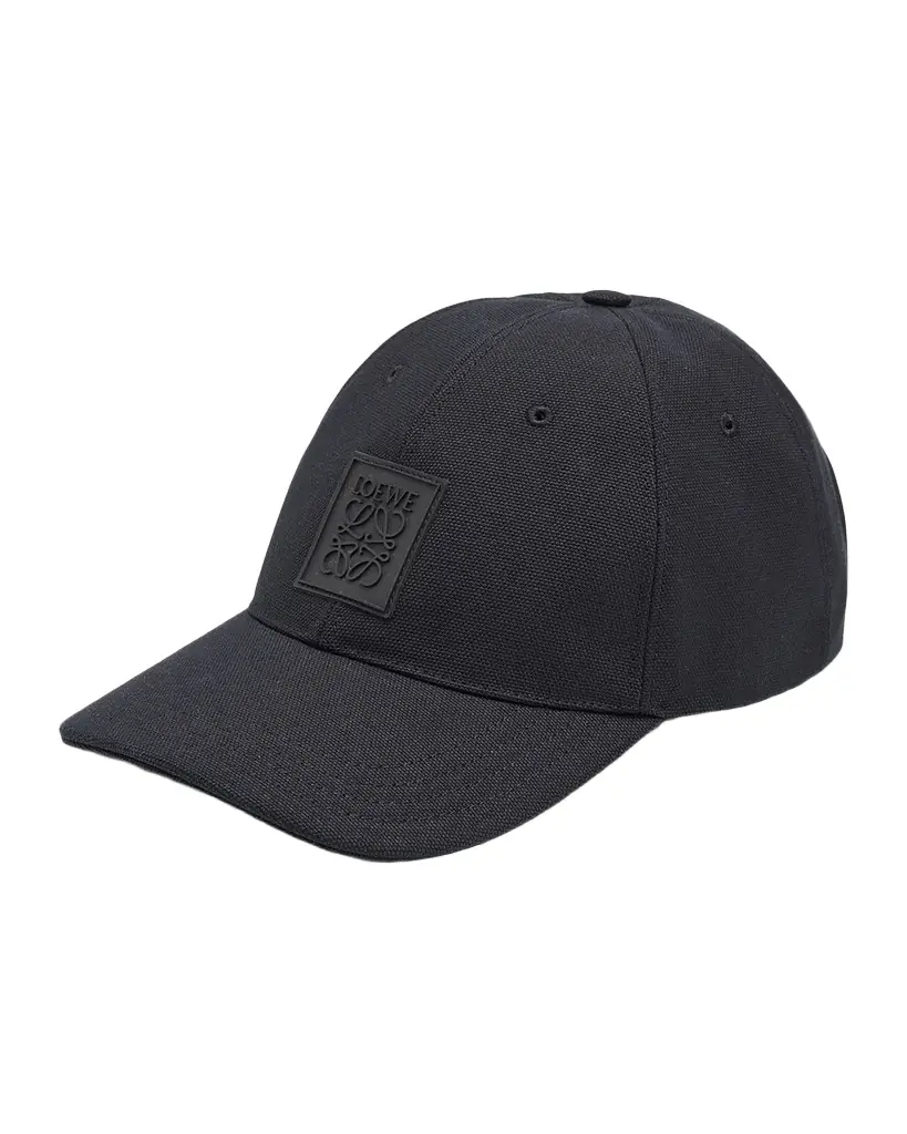 Loewe Men 's Anagram Patch Cotton Baseball Cap