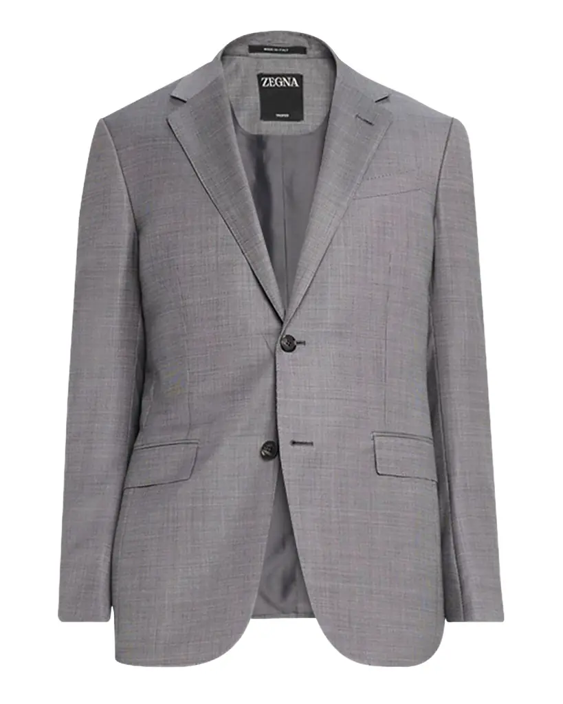 ZEGNA Wool Single-Breasted Blazer