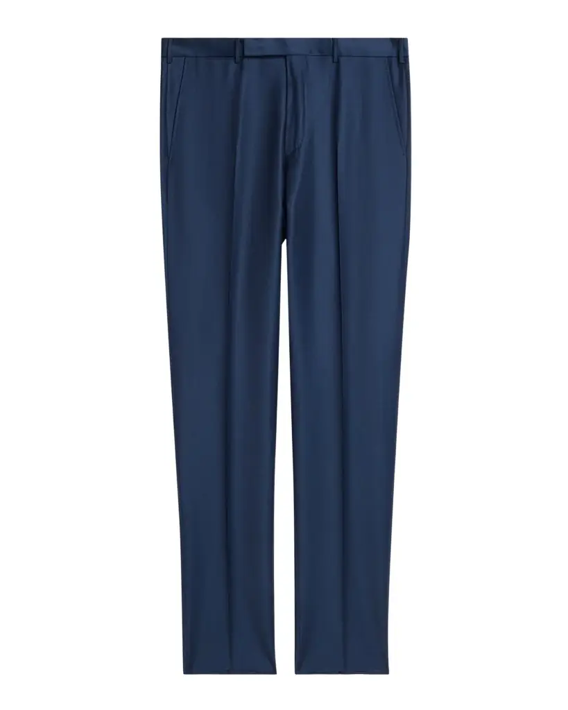 ZEGNA Men 's Trofeo Wool Slim Flat-Front Pants