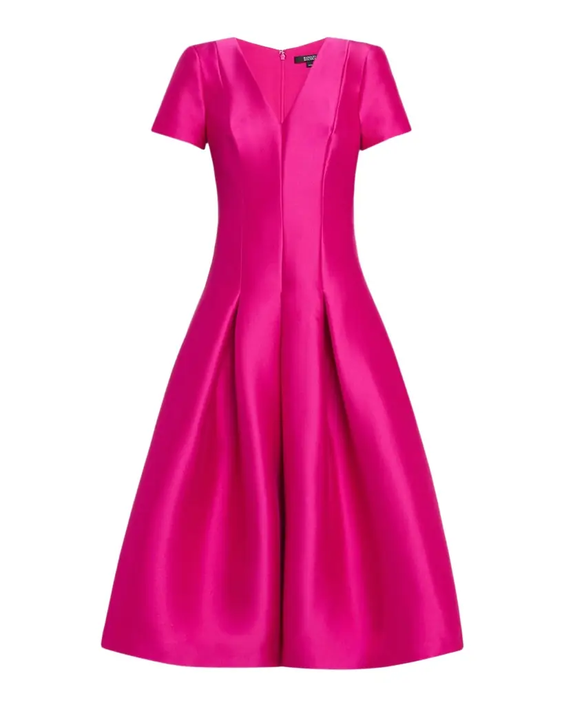 badgley mischka imitation pearl-embellished cocktail dress Badgley Mischka Imitation Pearl-Embellished Cocktail Dress
