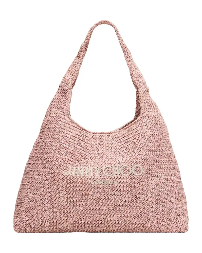 Jimmy Choo Beach Diamond Large Hobo Bag