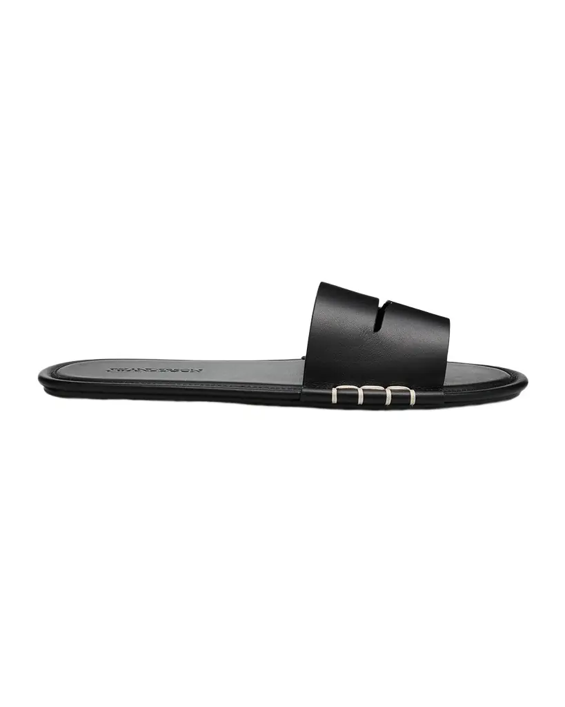 JW Anderson Loafer Leather Slide Sandals