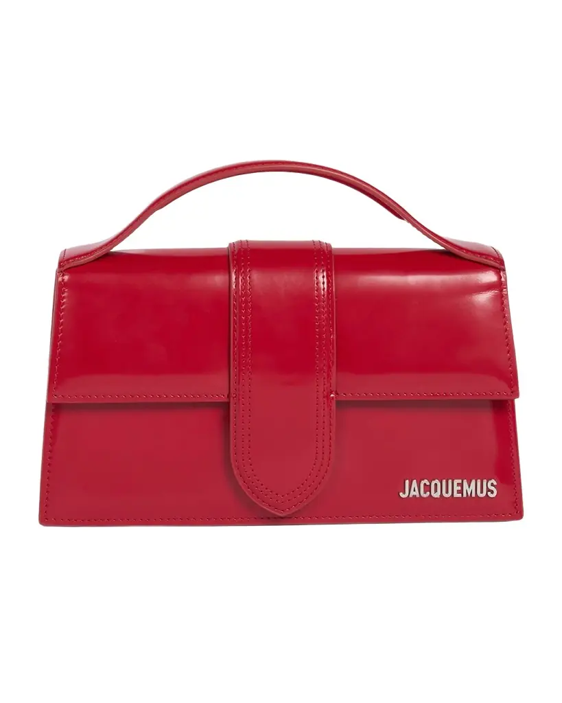 Jacquemus Le Grand Bambino Patent Leather Top Handle Bag