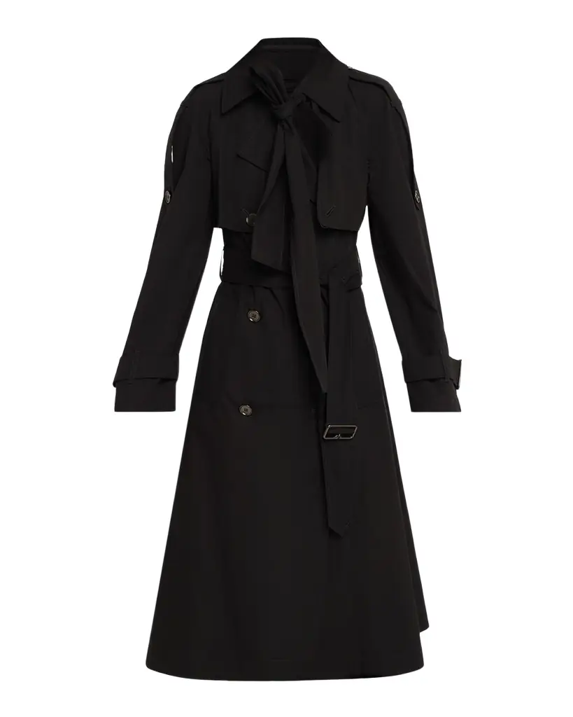 Burberry Trerose Belted Double-Breasted Trench Coat