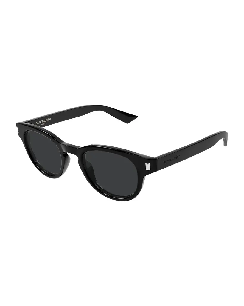 Saint Laurent Men 's SL 876-001 Acetate Square Sunglasses
