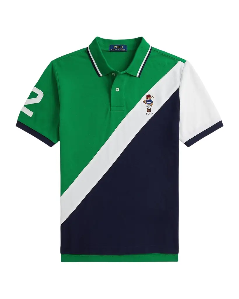 Polo Ralph Lauren Boy 's Embroidered Color-Block Polo Shirt, Size S-XL