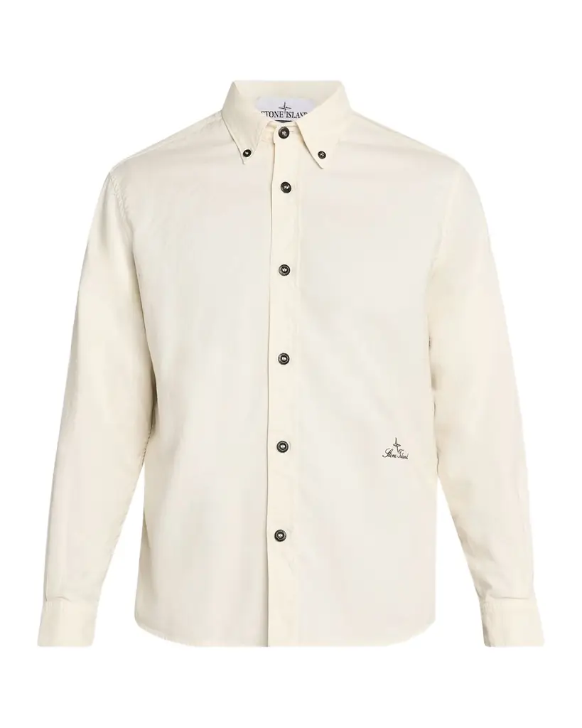 Stone Island Men 's Comfort-Fit Long-Sleeve Shirt