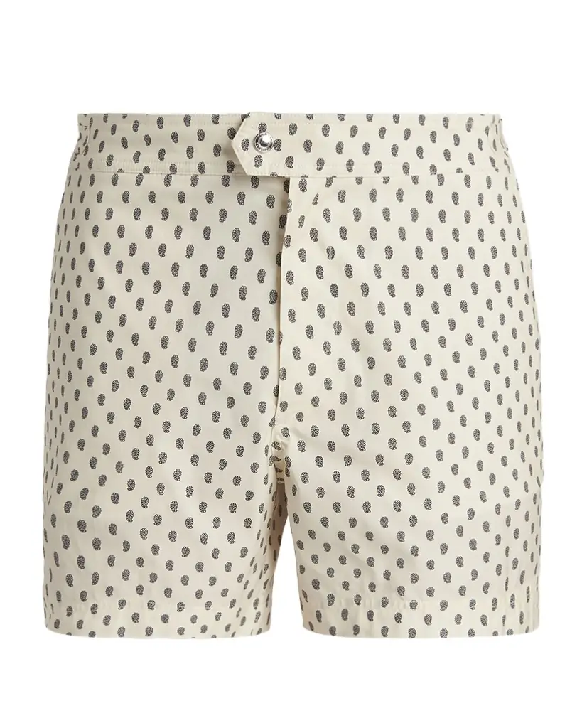 TOM FORD Men 's Paisley-Print Swim Shorts