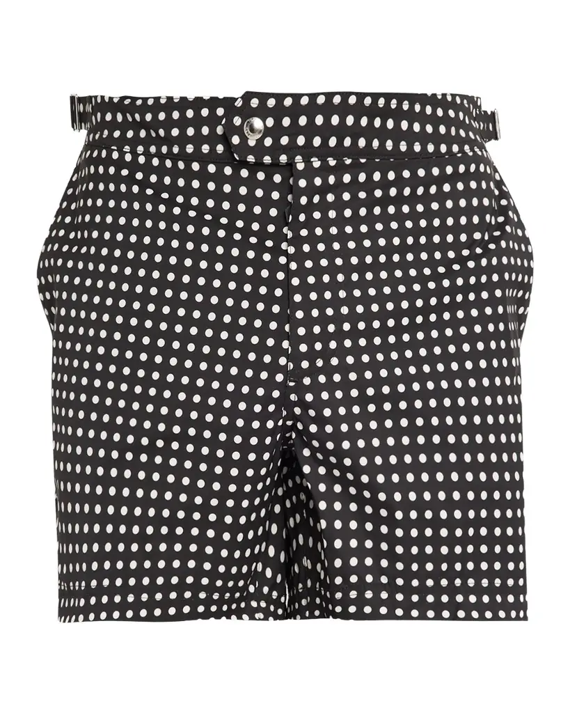 TOM FORD Polkadot Mid-Rise Shorts