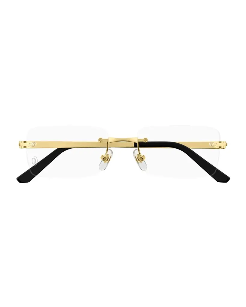 Cartier Men 's Titanium Rectangle Optical Frames