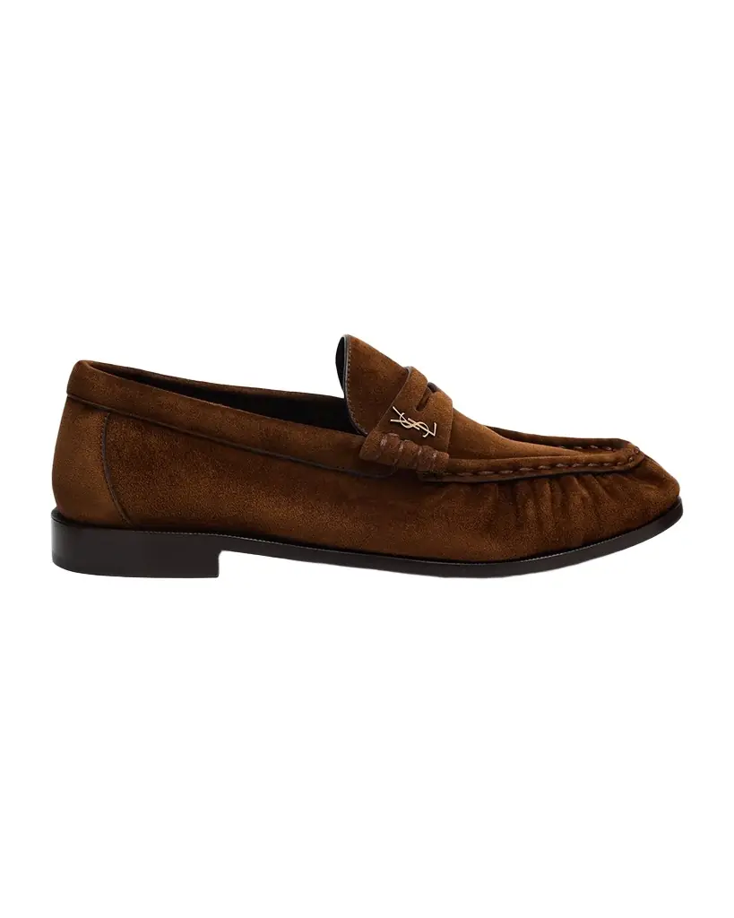 Saint Laurent Le Loafers in Supple Suede