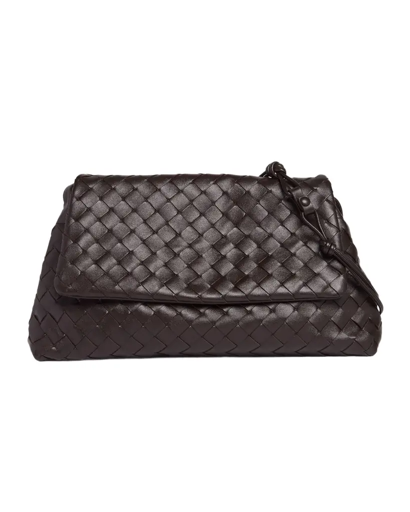 Bottega Veneta Giorno Leather Drawstring Shoulder Bag