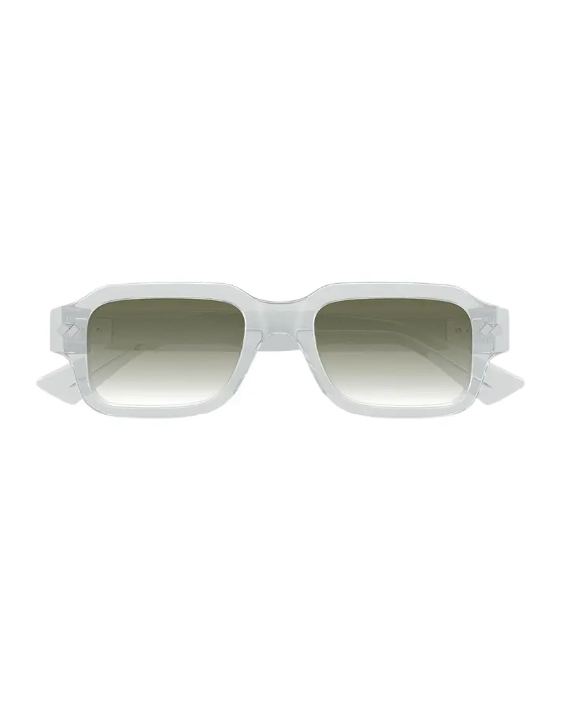 Bottega Veneta Men 's BV1442S-003 Acetate Rectangle Sunglasses