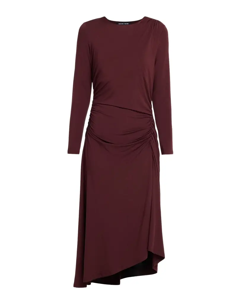 Veronica Beard Theodora Ruched Midi Dress