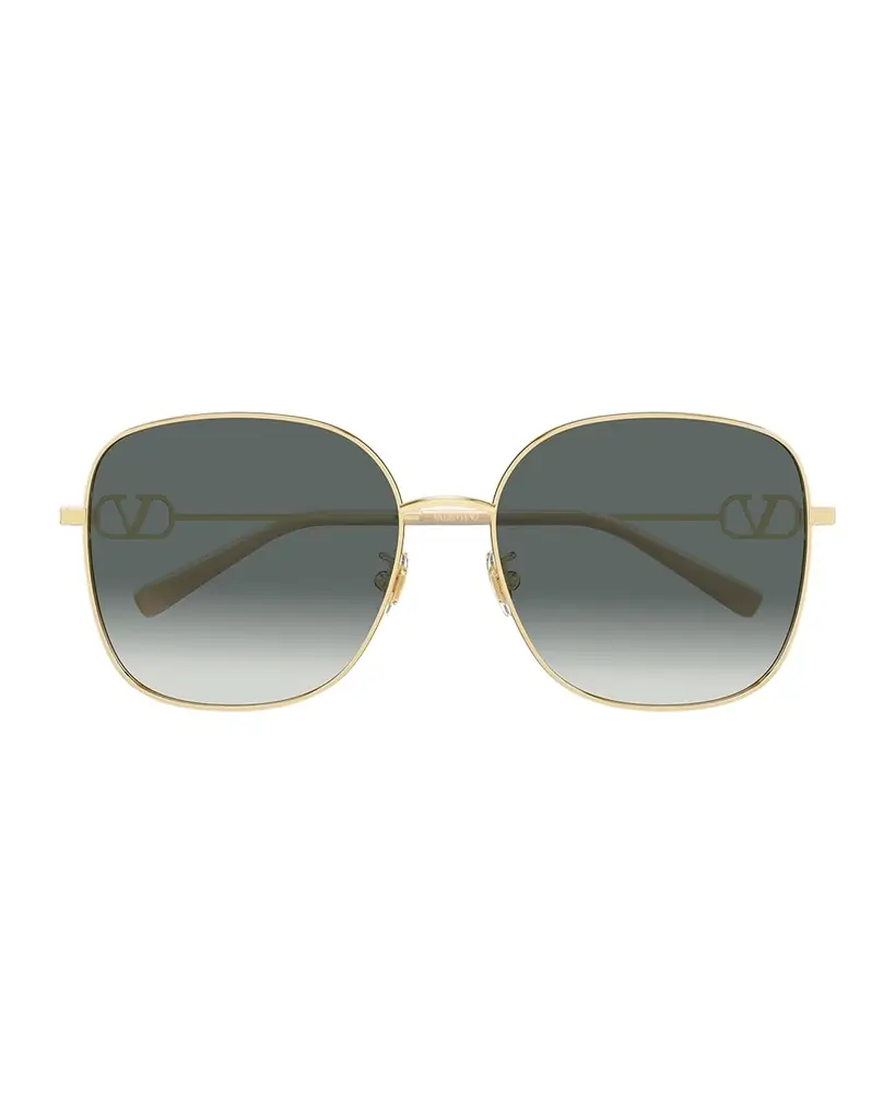Valentino Garavani VLogo Signature 59mm Square Sunglasses