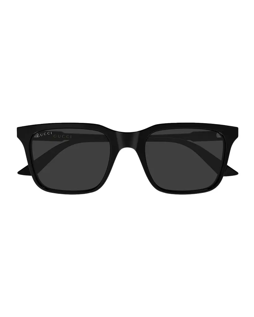 Gucci Men 's GG2114S-001 Acetate Rectangle Sunglasses