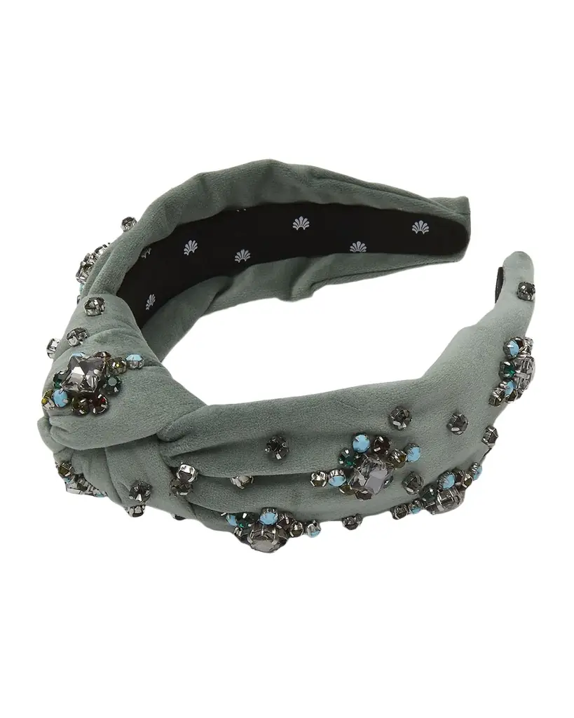Lele Sadoughi Knotted Twinkle Crystal Headband